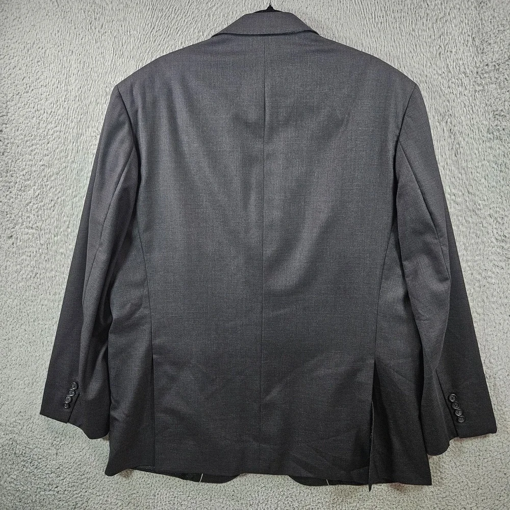 Brooks Brothers 46L Wool Suit Blazer Men Charcoal‎ Gray - Please Read